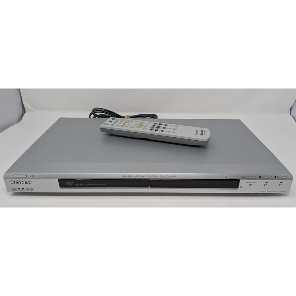 Sony DVP-NS50P CD DVD Player Progressive Scan W/ Remote Tested Works